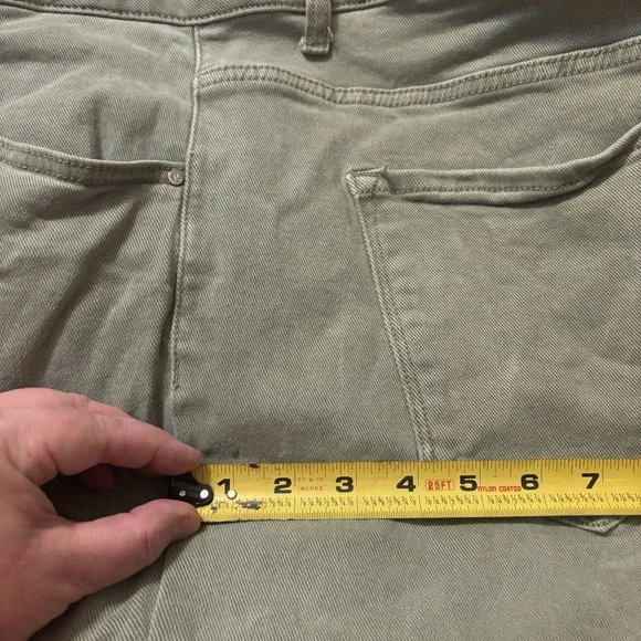 High Rise Green Jeans - Picture 10 of 10